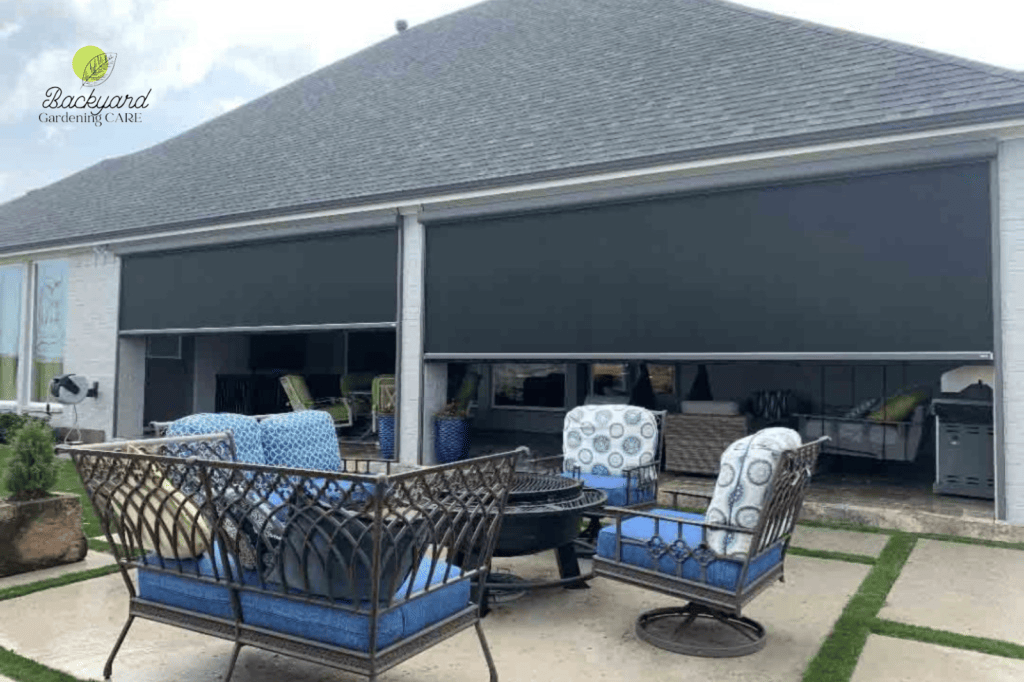 Retractable Wind Block for Patio