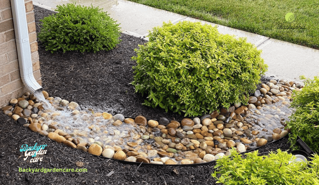 Drainage Creek Bed to dry up a wet yard fast