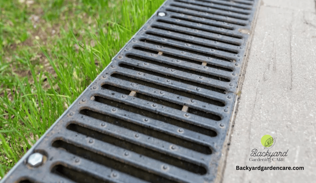 Trench Drain to dry up a wet yard Fast