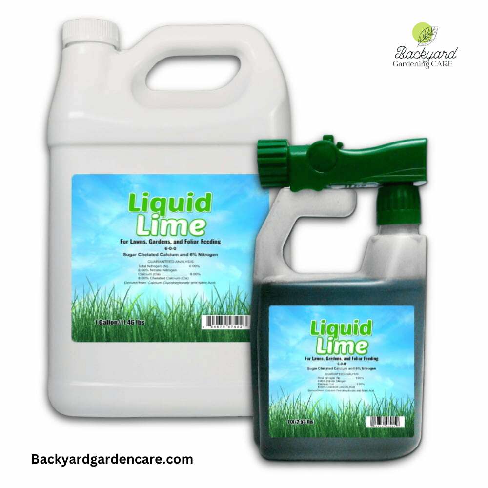 Liquid Lime For Treating High pH Lawn Symptoms