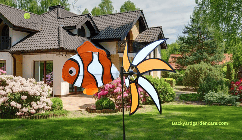 Toy Windmills To Keep Away Birds From Eating Grass Seeds